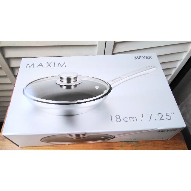 MEYER(マイヤー)のマイヤー マキシム 蓋付フライパン 18cm ！ インテリア/住まい/日用品のキッチン/食器(鍋/フライパン)の商品写真