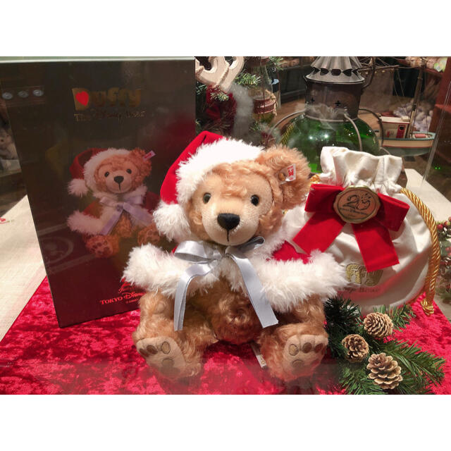 ディズニーシー　シュタイフ　ダッフィー　クリスマス　2021  steiff