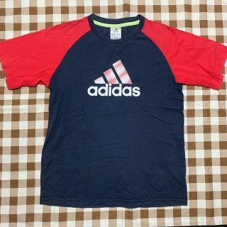 アディダス(adidas)のadidas 男児 半袖Tシャツ 160cm(Tシャツ/カットソー)