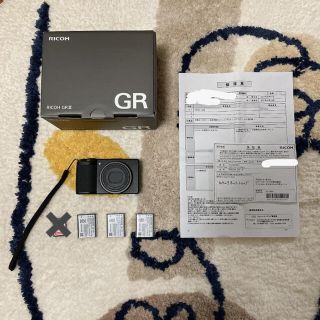 リコー(RICOH)の専用【美品】リコーRICOH GR3 純正バッテリー3枚付き(コンパクトデジタルカメラ)