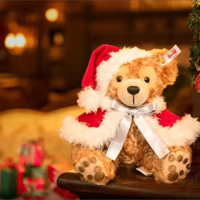 Disney(ディズニー)のダッフィー　シュタイフ　クリスマス2021 ディズニーシー エンタメ/ホビーのおもちゃ/ぬいぐるみ(キャラクターグッズ)の商品写真