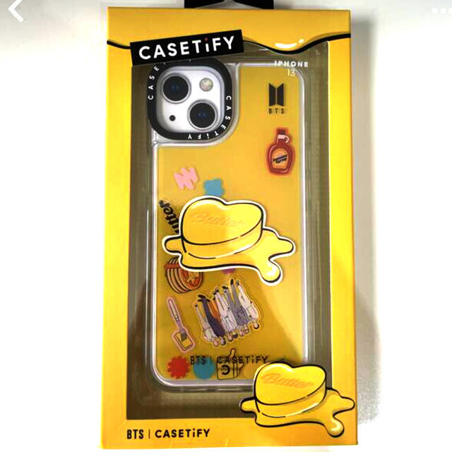 iPhone11。 casetifyとBTSのbutterコラボケース