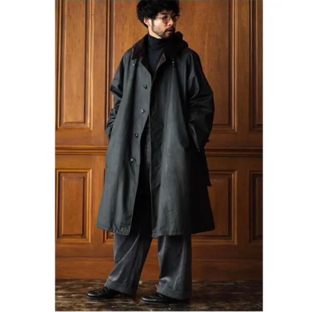 L’ECHOPPEレショップ x BARBOUR BALCOLLAR COAT メンズのジャケット/アウター(ステンカラーコート)の商品写真