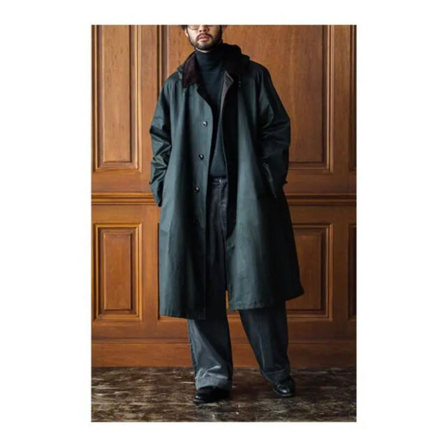 L’ECHOPPEレショップ x BARBOUR BALCOLLAR COAT メンズのジャケット/アウター(ステンカラーコート)の商品写真