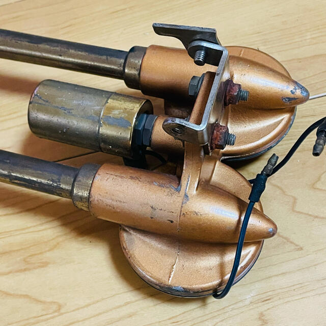 バトルスーパーロングヤンキーホーン 真鍮製 NIKKEN デコトラック野郎