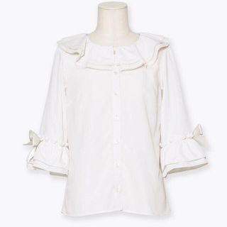 エミリーテンプルキュート(Emily Temple cute)の【Melodybasket】frill color blouse【ブラウス】(シャツ/ブラウス(長袖/七分))