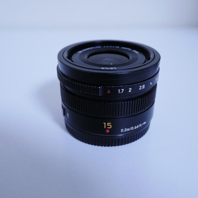 Panasonic(パナソニック)のPanasonic LEICA DG SUMMILUX 15mm/F1.7 スマホ/家電/カメラのカメラ(レンズ(単焦点))の商品写真