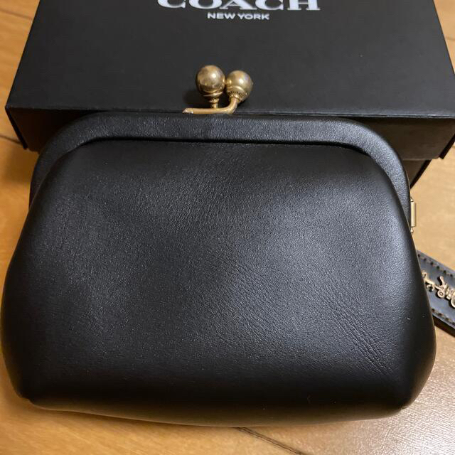 美品✨COACH コーチ キスロック がま口 財布 レザー コインケース✨