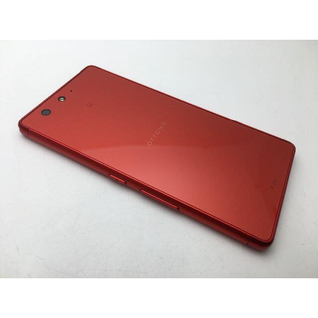 富士通(フジツウ)の629 SIMフリーdocomo arrows Be F-05J レッド◆美品◆ スマホ/家電/カメラのスマートフォン/携帯電話(スマートフォン本体)の商品写真