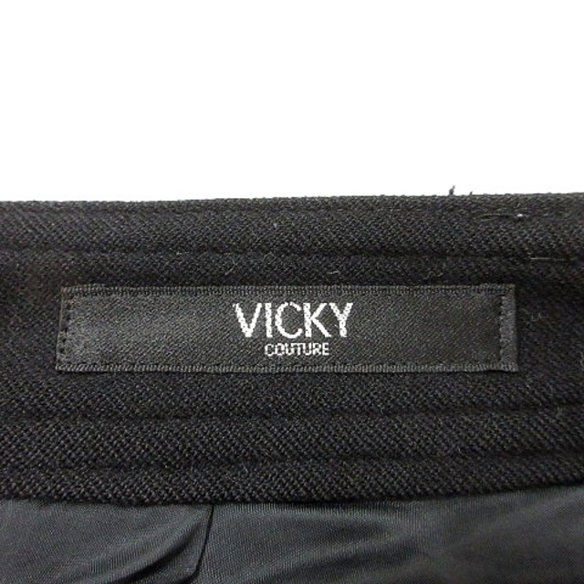 VICKY(ビッキー)のビッキー VICKY ハーフパンツ ショート ロールアップ ウール 1 黒 ブラ レディースのレディース その他(その他)の商品写真