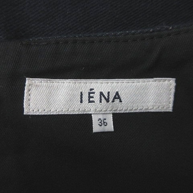 IENA(イエナ)のイエナ IENA 台形スカート ミニ ライン 36 紺 ネイビー 黒 ブラック レディースのレディース その他(その他)の商品写真