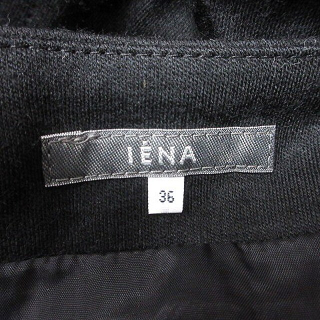 IENA(イエナ)のイエナ IENA スカート フレア ミニ ウール 36 黒 ブラック /RT レディースのレディース その他(その他)の商品写真