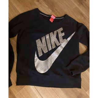 ナイキ(NIKE)のNIKE 黒　トレーナー(カットソー(長袖/七分))