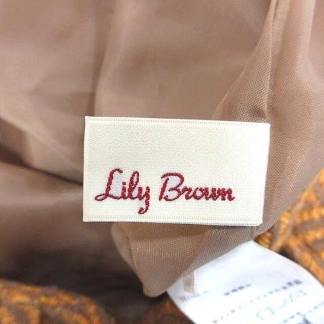 Lily Brown(リリーブラウン)のリリーブラウン Lily Brown 台形スカート ミニ ニット ウール ヘリン レディースのレディース その他(その他)の商品写真