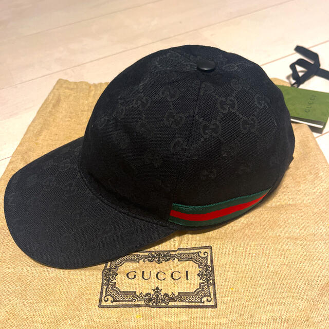 Gucci(グッチ)のにょんちゃん様専用 【新品未使用】 GUCCI   キャップ 帽子 M メンズの帽子(キャップ)の商品写真