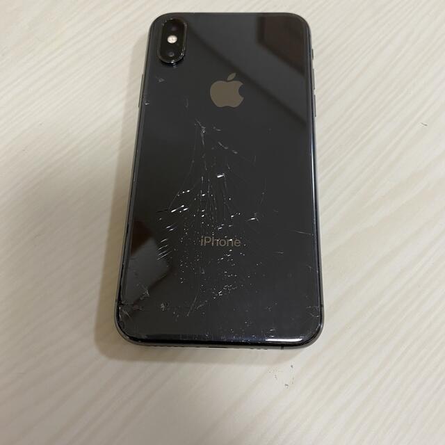Apple(アップル)のジャンク品　iPhoneXS  64GB BLACK スマホ/家電/カメラのスマートフォン/携帯電話(スマートフォン本体)の商品写真