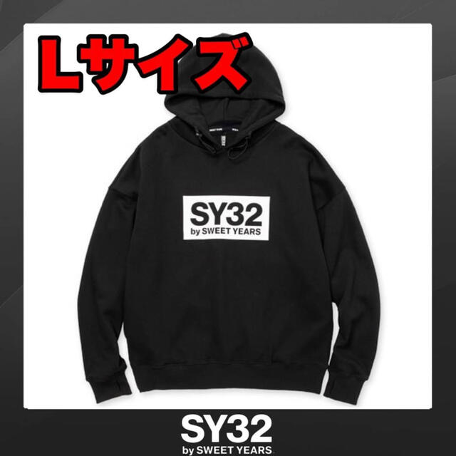 公式サイトの通販 白XL 【SY32 by SWEET YEARS】裏起毛 ボックスロゴ 