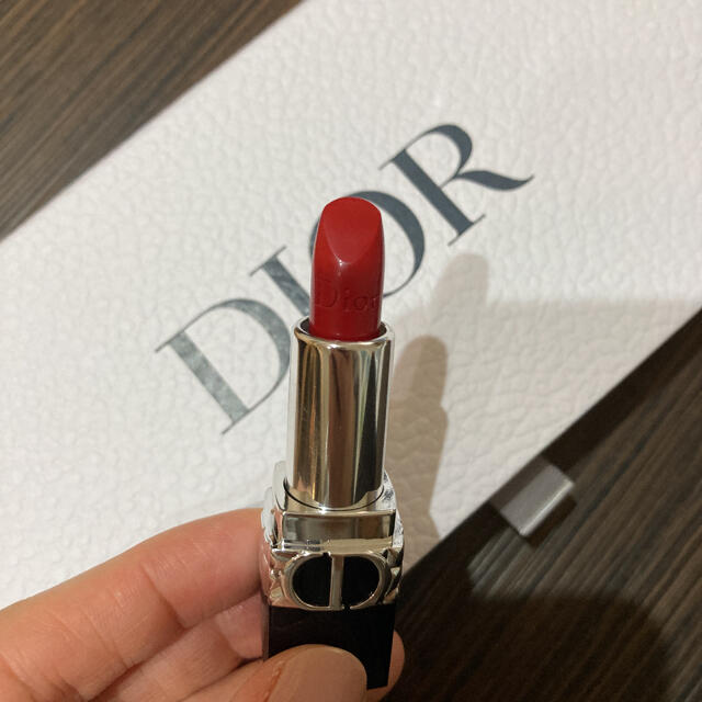 Christian Dior(クリスチャンディオール)のDior♡ルージュディオール 999 口紅 ミニ ノベルティ エンタメ/ホビーのコレクション(ノベルティグッズ)の商品写真