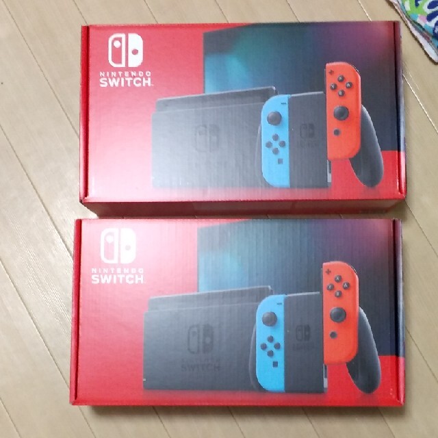 低価格安 Nintendo Switch - Nintendo Switch ネオン2台セット新品未