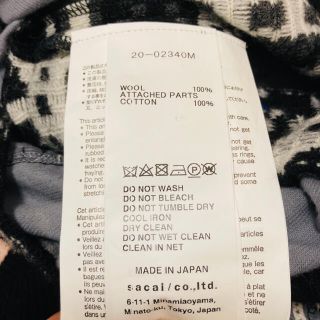 sacai - sacai × Dr.woo ニット セーター サカイ カラー kolorの通販