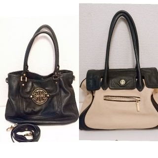 トリーバーチ(Tory Burch)の２個セット売り！TORY BURCHハンドバッグ(使用感あり)(ハンドバッグ)