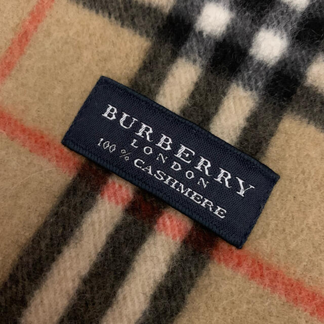 BURBERRY(バーバリー)のBurberry☆cashmere100％マフラー レディースのファッション小物(マフラー/ショール)の商品写真