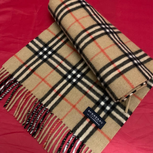 BURBERRY(バーバリー)のBurberry☆cashmere100％マフラー レディースのファッション小物(マフラー/ショール)の商品写真