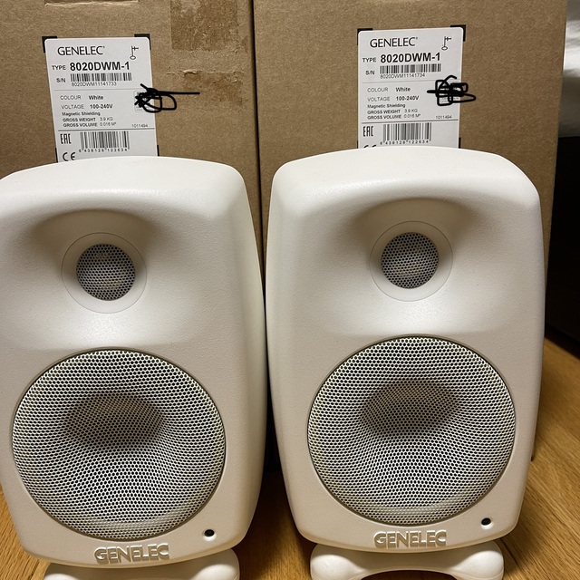 GENELEC 8020DWM ペア シリアル 美品完品