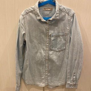 ザラキッズ(ZARA KIDS)のZARA girls ザラガールズ　デニムシャツ　140(ブラウス)