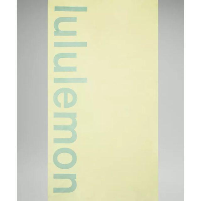 lululemon(ルルレモン)のlululemon ルルレモン The Towel Big Logo スポーツ/アウトドアのトレーニング/エクササイズ(ヨガ)の商品写真