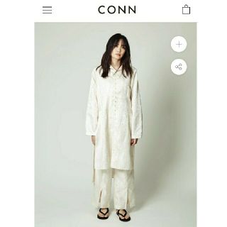 アーバンリサーチ(URBAN RESEARCH)のConn スリットロングシャツ(シャツ/ブラウス(長袖/七分))