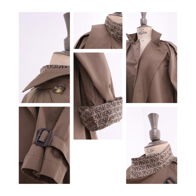 TODAYFUL(トゥデイフル)のRB monogram trench coat(KHAKI) レディースのジャケット/アウター(トレンチコート)の商品写真