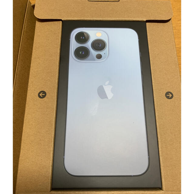 超美品 iphone13pro 256GB シエラブルー simフリー 新品未開封②