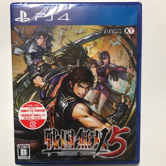 戦国無双5 PS4 新品未開封　早期購入特典無し エンタメ/ホビーのゲームソフト/ゲーム機本体(家庭用ゲームソフト)の商品写真