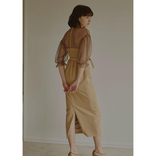 Ameri VINTAGE - アメリヴィンテージ AIRY SLEEVE TIGHT DRESS
