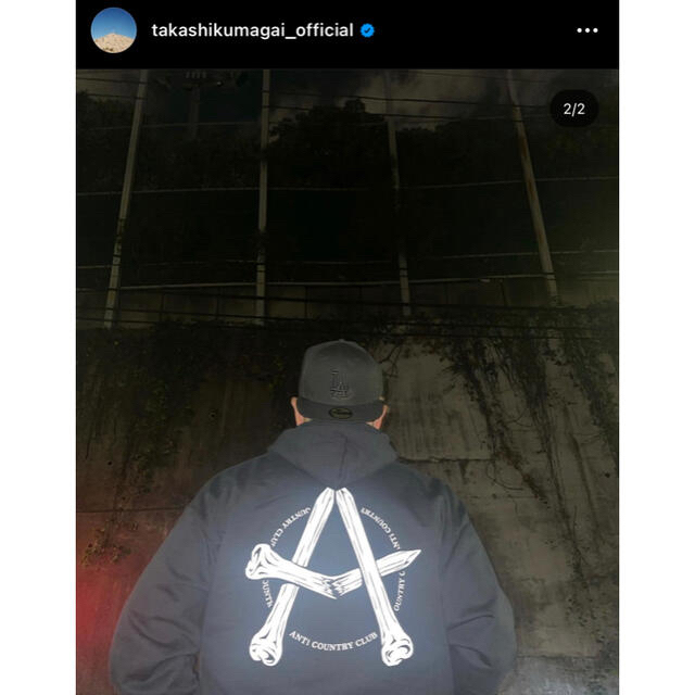 BEAMS(ビームス)のANTi COUNTRY CLUB ANARCHY HOODIE キムタク着 メンズのトップス(パーカー)の商品写真