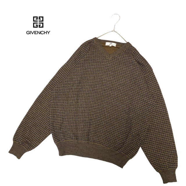 GIVENCHY(ジバンシィ)のgivenchy ジバンシイ　柄ニット　総柄　vintage イタリア製　希少 メンズのトップス(ニット/セーター)の商品写真