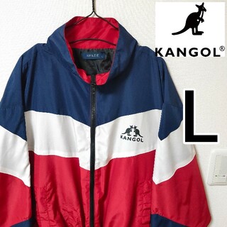 カンゴール(KANGOL)のカンゴール 赤×紺 ナイロンジャケット メンズ L ブルゾン ウインドブレーカー(ナイロンジャケット)