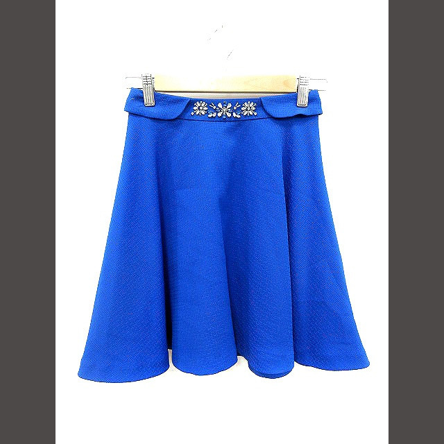 Rirandture(リランドチュール)のリランドチュール Rirandture スカート フレア ミニ ビジュー 総柄 レディースのスカート(ミニスカート)の商品写真
