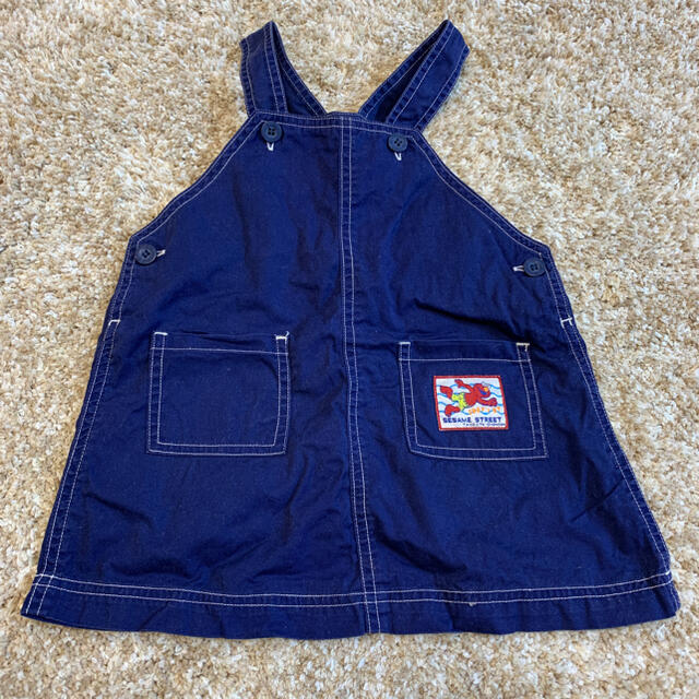 SESAME STREET(セサミストリート)のセサミストリート　ジャンパースカート キッズ/ベビー/マタニティのキッズ服女の子用(90cm~)(ワンピース)の商品写真