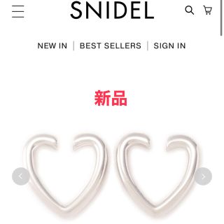 スナイデル(SNIDEL)のSNIDEL スナイデル　アクセサリー ピアス　イヤリング イヤーカフ(イヤーカフ)