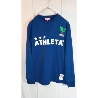 アスレタ(ATHLETA)のATHELETA アスレタ/正統派ビッグロゴリブ付きカットソー/薄手(Tシャツ/カットソー(七分/長袖))