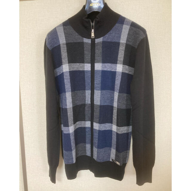 美品 ブラックレーベルクレストブリッジ ガーディガン バーバリー 流行