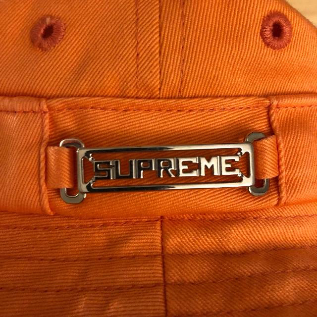 Supreme(シュプリーム)の【Supreme】Name Plate Crusher【NOrange S/M】 メンズの帽子(ハット)の商品写真