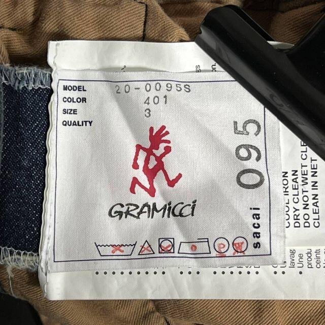 *SACAI GRAMICCI デニム ショーツ メンズ3 サカイ グラミチ
