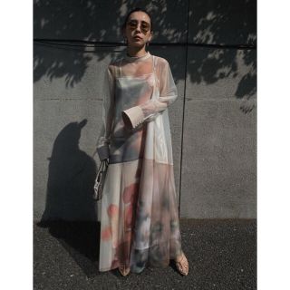 アメリヴィンテージ(Ameri VINTAGE)のSAYO NAGASE SPRING MORNING COLLAB DRESS(ロングワンピース/マキシワンピース)