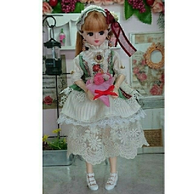  リカちゃん用ドレス 4点セット ハンドメイド ハンドメイドのぬいぐるみ/人形(その他)の商品写真