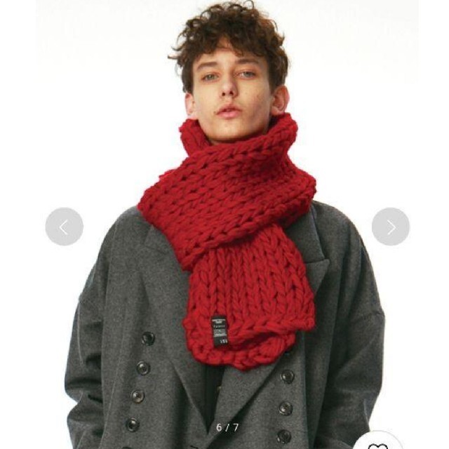 SHAREEF(シャリーフ)の未使用 shareef LOW COUNT YARN MUFFLER メンズのファッション小物(マフラー)の商品写真