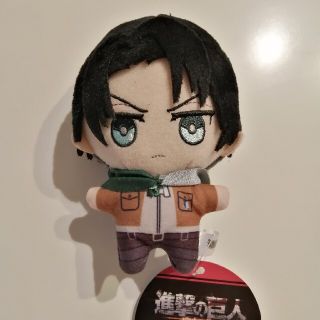 進撃の巨人　ちびぬいマスコット　リヴァイ　単品　ぬいぐるみ(キャラクターグッズ)