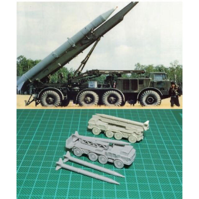 レジンキット 1/144 ソビエト軍 Luna-M 9K52/リローダー セット
